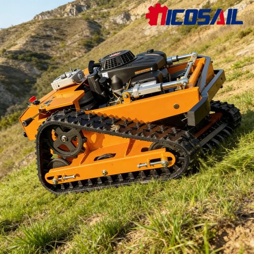 Corta-relva compacto com comando remoto — portátil e leve para jardins pequenos