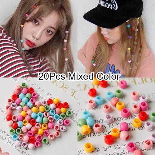 Pack 20 clipes mini coloridos para cabelo de menina – motivos flor e estrela, ganchos/grampos para crianças