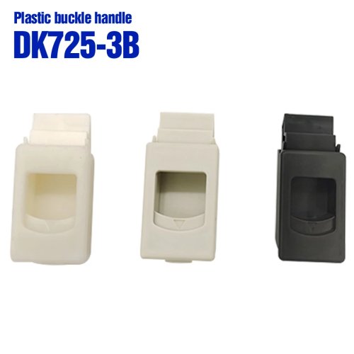Cierre oculto DK725-3B ABS/PA para bolsa, estuche y maleta