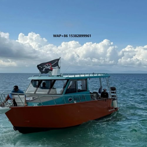 Lancha rápida em liga de alumínio 11 m (35 ft) — Iate/lancha de luxo para 10/12/15/18 passageiros, pesca e turismo offshore