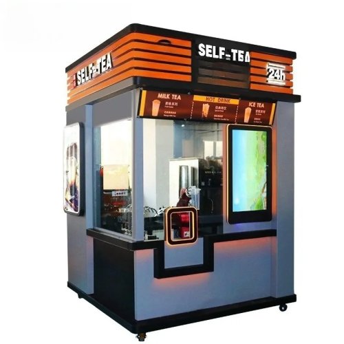 W pełni automatyczny automat do bubble tea/herbaty mlecznej z dotykowym ekranem — samoobsługa, do zastosowań komercyjnych