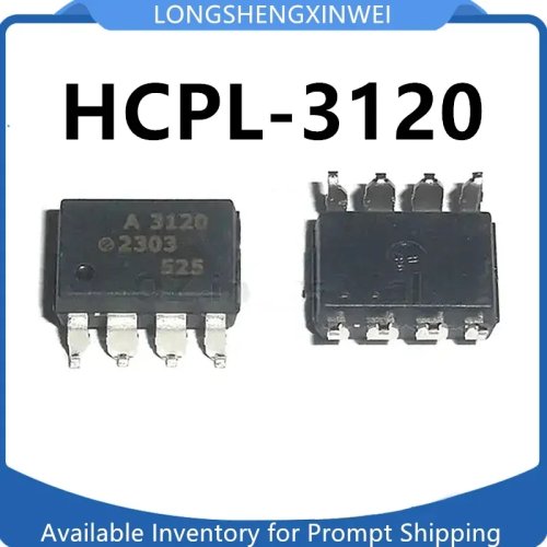 HCPL-3120 (A3120) Optoacoplador driver de compuerta, DIP-8 / SOP-8 - 1 unidad
