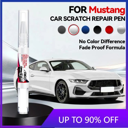 Pluma de retoque de pintura para Ford Mustang 1979-2025 (Fox Body/SN95/S197/S550) – elimina rayones
