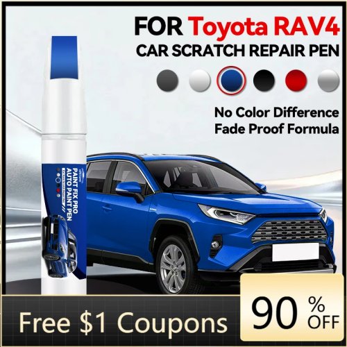 Penna ritocco vernice per Toyota RAV4 1994–2025 (XA10/XA20/XA30/XA40/XA50) – Rimozione graffi, riparazione fai-da-te