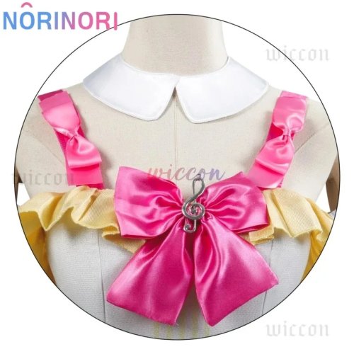 Strój cosplay Laala (PriPara) damski – sukienka księżniczki i peruka