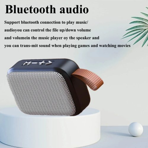 Portable Bluetooth 5.0 Speaker — Mini Wireless Outdoor 3D Stereo Hi-Fi Surround Sound