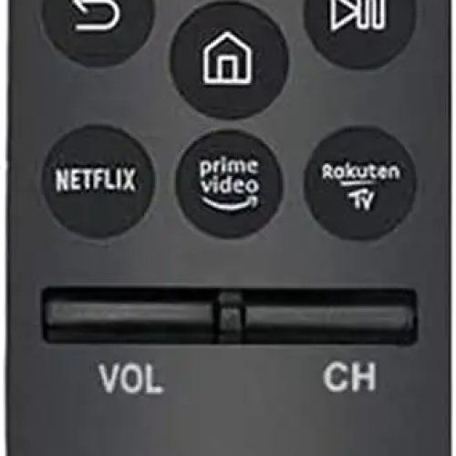 Replacement remote for Samsung Smart TV (2015–2024) — compatible, quick-access Netflix & Prime Video buttons