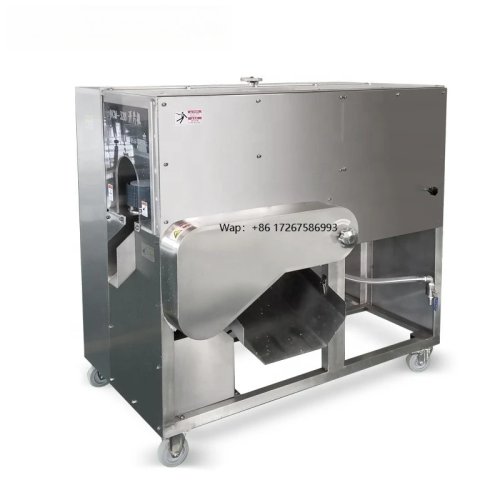 Máquina automática para filetar peixe para processamento industrial