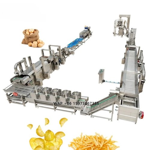 Línea de producción totalmente automática de chips de papa – Máquina industrial para elaborar chips
