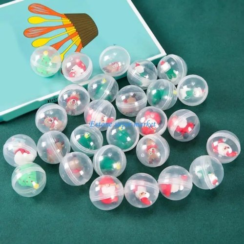 Mini máquina de cápsulas — dispenser de ovos surpresa com figuras colecionáveis, brinquedo interativo tipo gashapon para bebés/crianças e lembranças de festa