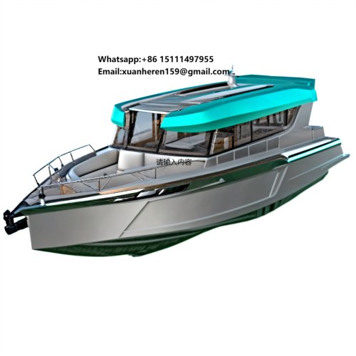 Yate deportivo de lujo Kinocean 14,6 m (48 ft) – Casco de fibra, barco rápido de pesca y pasajeros con motor fuera de borda, ideal para fiestas en yate, en venta