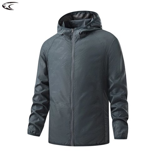 Veste imperméable de randonnée pliable LNGXO — Coupe‑vent unisexe avec protection solaire, imperméable pour camping et alpinisme