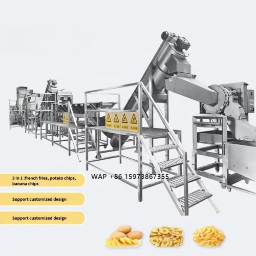 Linia produkcyjna chipsów ziemniaczanych TCA 100 kg/h, w pełni automatyczna, certyfikat CE