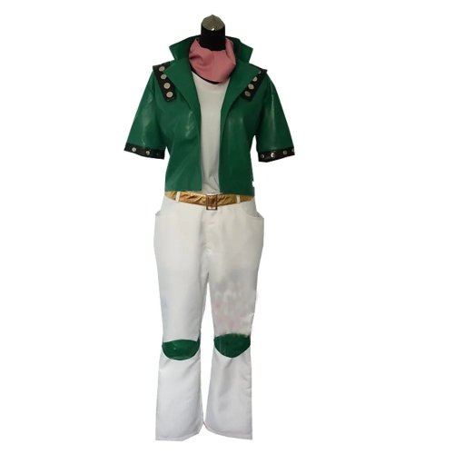 Costume cosplay Caesar Anthonio Zeppeli 2025 per Halloween – Set con cintura, sciarpa e guanti