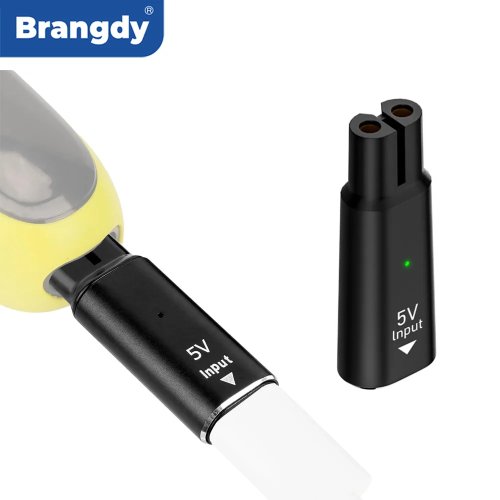 Adaptador/cargador 5V USB-C Brangdy para Philips OneBlade QP2724 QP2834 QP1424 QP1924 QP4631 — cargador de reemplazo para recortadora de barba