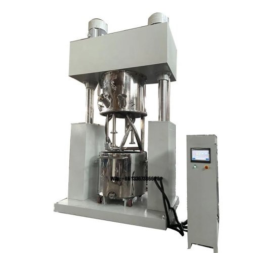 500L dubbele planetaire mixer met extruder voor hoogviskeuze pasta's — ontschuimer
