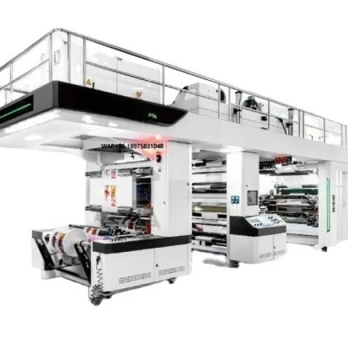 Máquina de impressão flexográfica para sacos de papel e embalagens