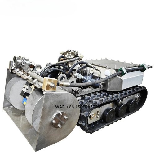 Robot subaquático SubMud Pro com controlo remoto para remoção de lodo, com bomba de sucção e cortador, para limpeza de sedimentos em lagoas e lagos