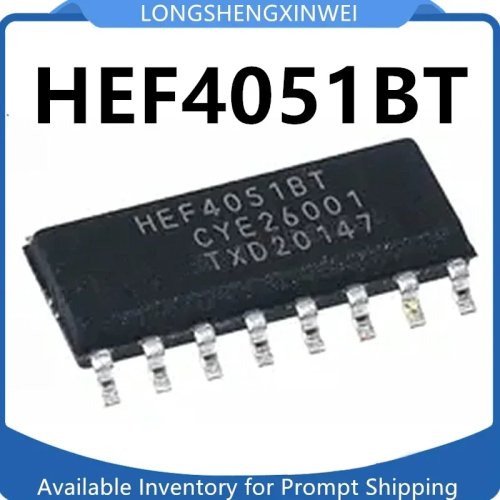 HEF4051BT (HEF4051) 8-Channel Analog Multiplexer IC, SOP-16 - New