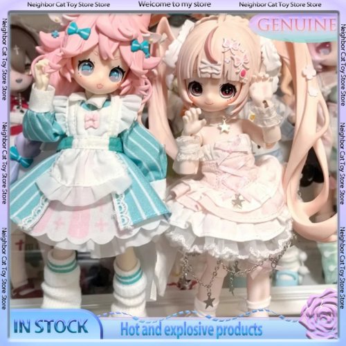 Caixa surpresa Sugarygirls BJD — boneca articulada 8 articulações, feita à mão, decoração de secretária e presente de aniversário