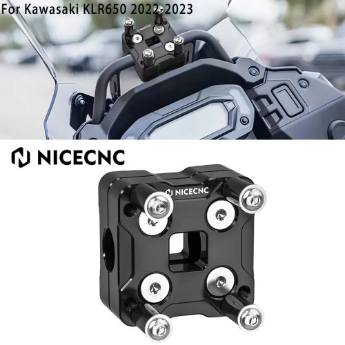 Kawasaki KLR650(2022–2023)용 NICECNC 14mm GPS 핸들 클램프