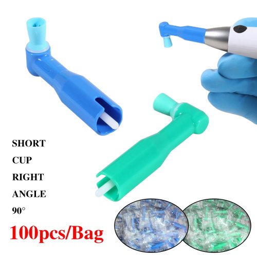100 pcs disposable dental prophy angles (soft) - latex-free