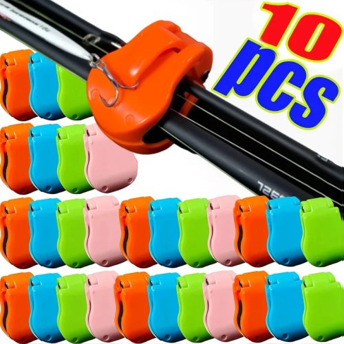 Support pour cannes de pêche universel en ABS – Fixation multifonction antidérapante pour leurres, mer et table, transport et rangement (260508B)