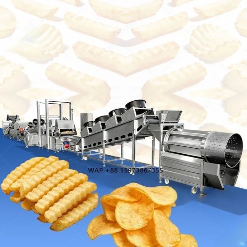 OCEAN ポテトフレーク・フライ製造ライン — 小規模事業向けフライドポテト・さつまいもチップ製造機
