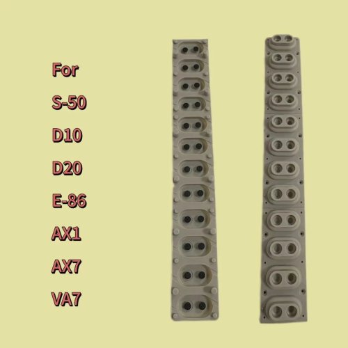 Replacement rubber keys for Roland S-50/D-10/D-20/E-86/AX1/AX7/VA7 — 12 keys
