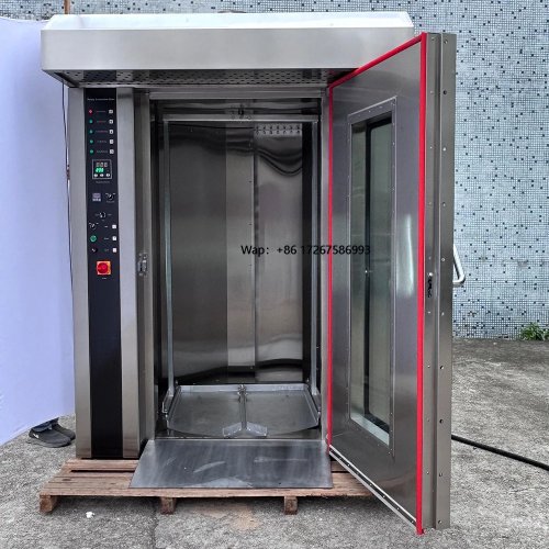 Rotaacyjny piec konwekcyjny do piekarni na 32 blachy (gaz/elektryk) z funkcją pary, piec przemysłowy dla piekarni