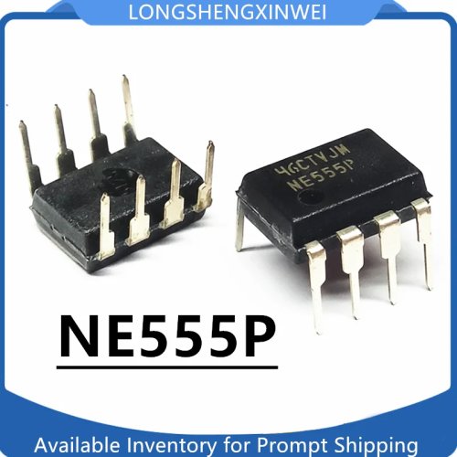 NE555P/NE555N Timer-IC, DIP-8, 1 Stück - Original