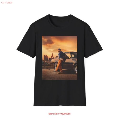 Camiseta Kendrick Lamar 'Not Like Us' color mostaza, efecto vintage lavado — camiseta fan de hip hop
