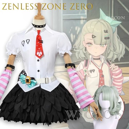 Conjunto completo de cosplay Zenless Zone Zero Chinatsu (Remiel) — Angels of Delusion, fato de personagem