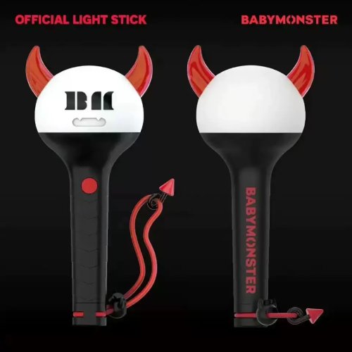 Lightstick oficial BABYMONSTER com Bluetooth — Bastão de luz para concertos e fãs (RORA, ASA, RUKA)