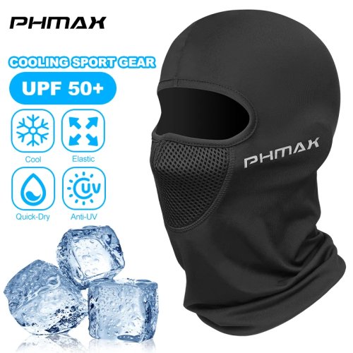 PHMAX Motorrad-Balaclava – winddicht, warm und atmungsaktiv, Vollgesichtsmaske mit Kapuze und Schal für Biker