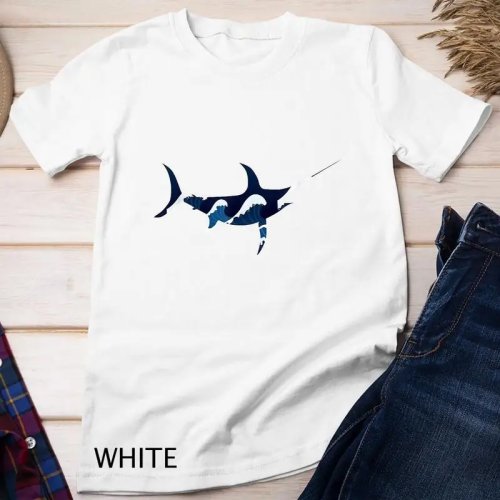 Unisex T-Shirt 'Schwertfisch' – Angeln, Meer & Outdoor/Camping