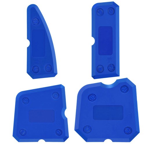 Conjunto 4 peças Removedor de Silicone e Raspador de Rejuntamentos para Casa de Banho e Cozinha