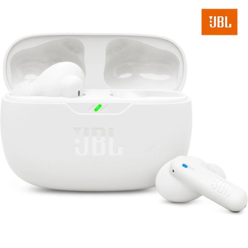 JBL Wave Beam 2 – Original kabelloses Bluetooth Sport‑Headset (Semi‑In‑Ear) mit Freisprechfunktion & Active Noise Cancelling (ANC)