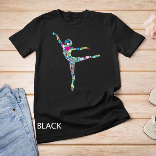 Unisex T-Shirt mit Ballerina-Aufdruck – originelle Geschenkidee