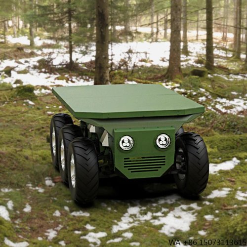 6-kołowa platforma robotyczna terenowa (podwozie UGV) – ładowność 1 t, do 60 km/h, ciężkie wykonanie