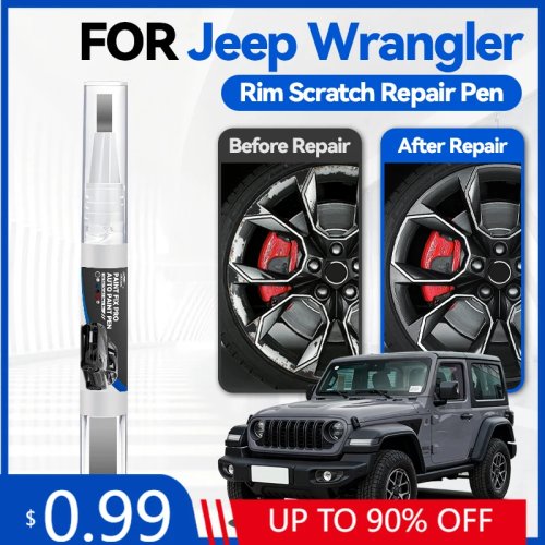 Карандаш для подкраски ступицы колеса Jeep Wrangler 1987-2025 YJ TJ JL - Удалитель царапин DIY