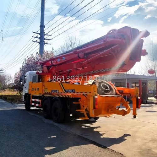 Pompa do betonu montowana na ciężarówce 42 m — Urządzenie do pompowania cementu