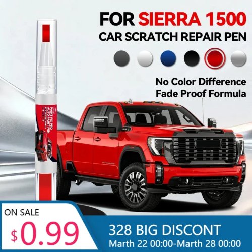 Маркер для подкраски кузова GMC SIERRA 1500 HD (1999–2025) GMT900 K2XX T1 — ремонт царапин