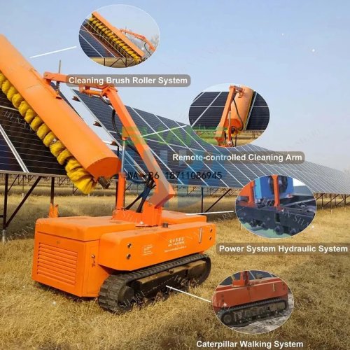 Automatyczna maszyna do czyszczenia paneli fotowoltaicznych