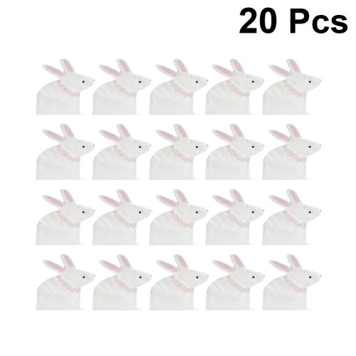 Disposable rabbit party tableware set – paper plates, napkins & decorations for kids' birthday