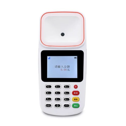 Terminal de pagamento POS portátil com leitor 2D (QR), 4G sem fios e aviso por voz