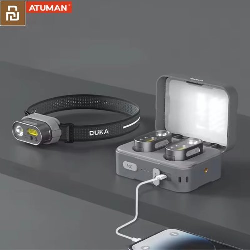 Youpin DUKA ATuMan MH1 LEDヘッドランプ（ジェスチャーセンサー＋ボタン、デュアル操作、防水、アウトドア用）