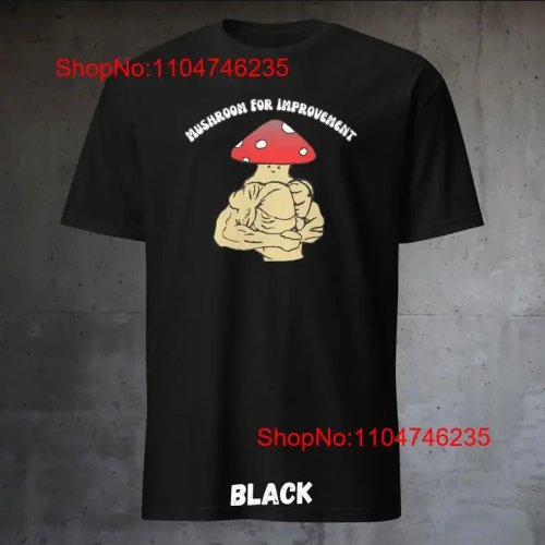 T-shirt masculina 'Mushroom' motivacional de musculação e fitness, efeito vintage lavado, respirável, com estampado, macia e confortável