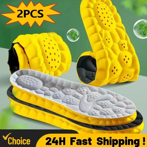 4D Cloud PU inlegzolen — zachte, ademende, schokabsorberende orthopedische inlegzolen voor hardlopen