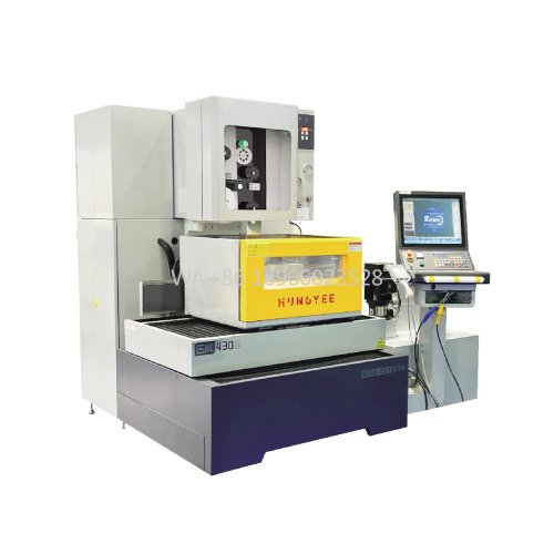 Elettroerosione a filo EK430F — alta efficienza, risparmio energetico, precisione, movimento lento. Infilaggio automatico del filo opzionale
